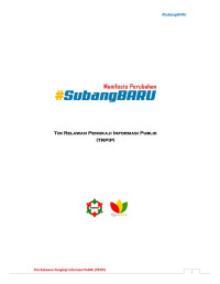 Image of Manifesto Perubahan Tim Relawan Pengkaji Informasi Publik
