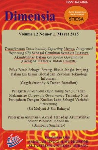 Image of ETIKA BISNIS SEBAGAI STRATEGI BISNIS JANGKA PANJANG DALAM ERA BISNIS GLOBAL DAN REVOLUSI TEKNOLOGI INFORMASI (Tinjauan Teori dan Aplikasi)